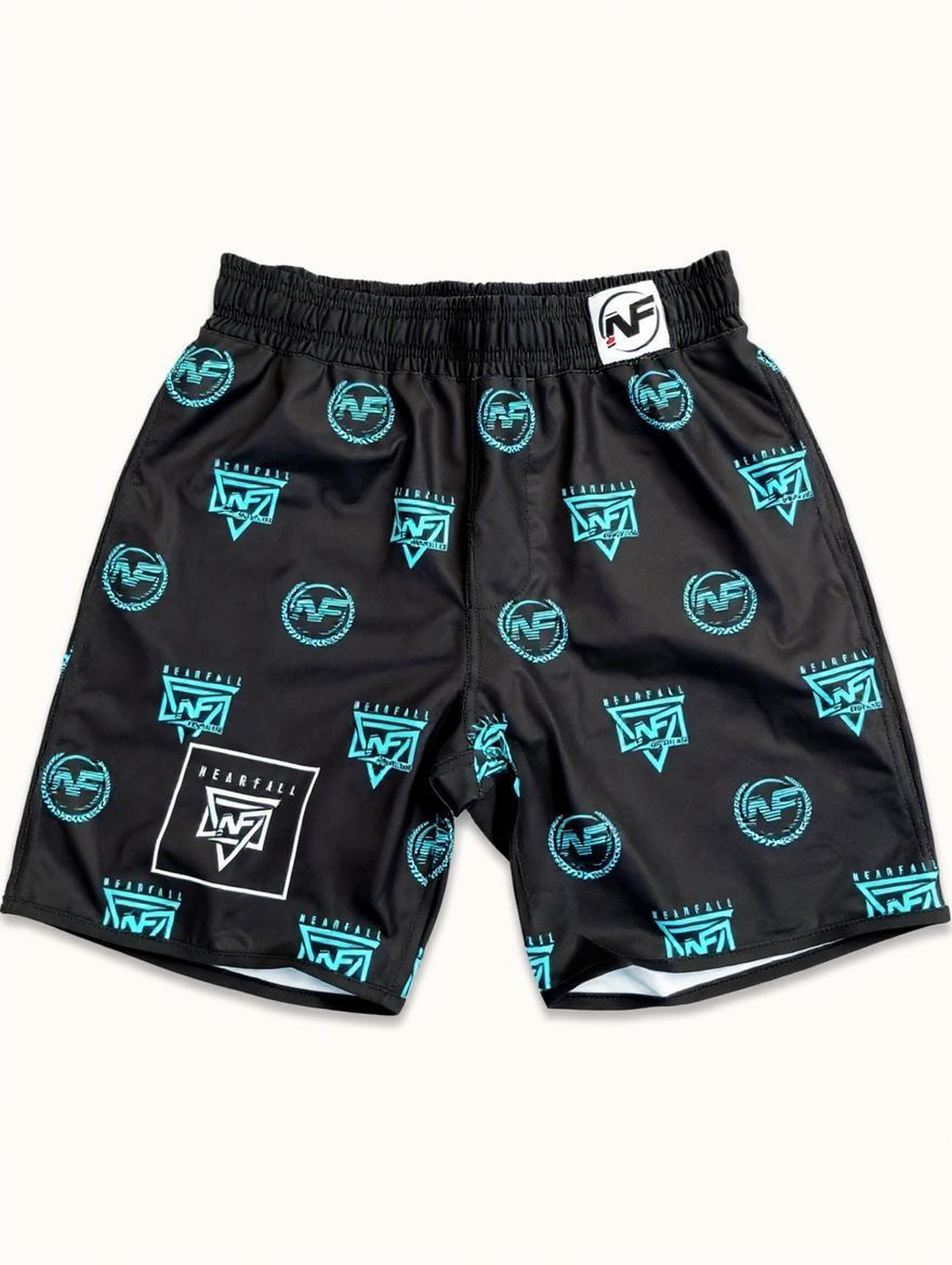 Teal Repeat Hybrid Shorts (A1R)