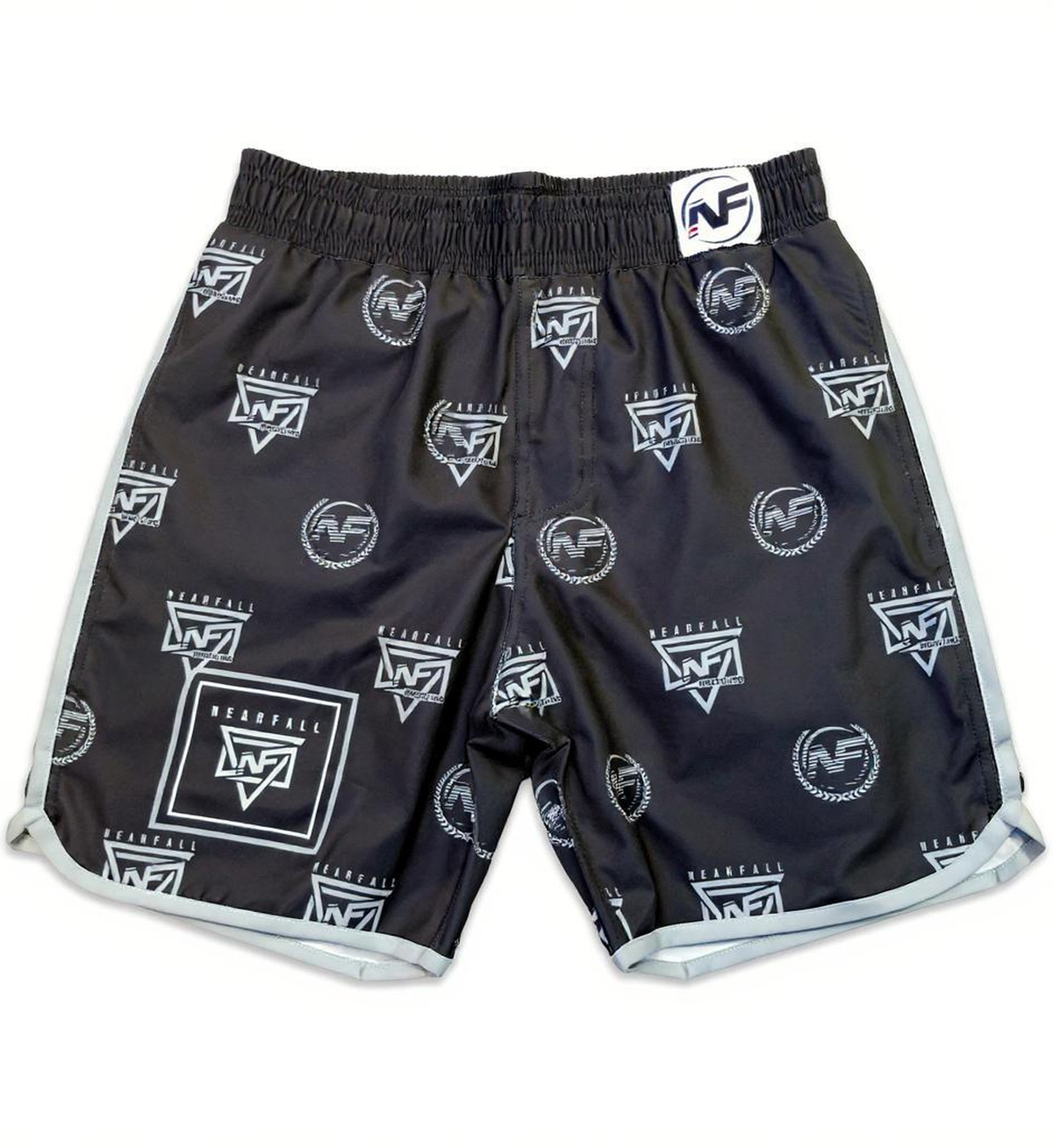 Gray and Black Repeat Hybrid Shorts (A2R)