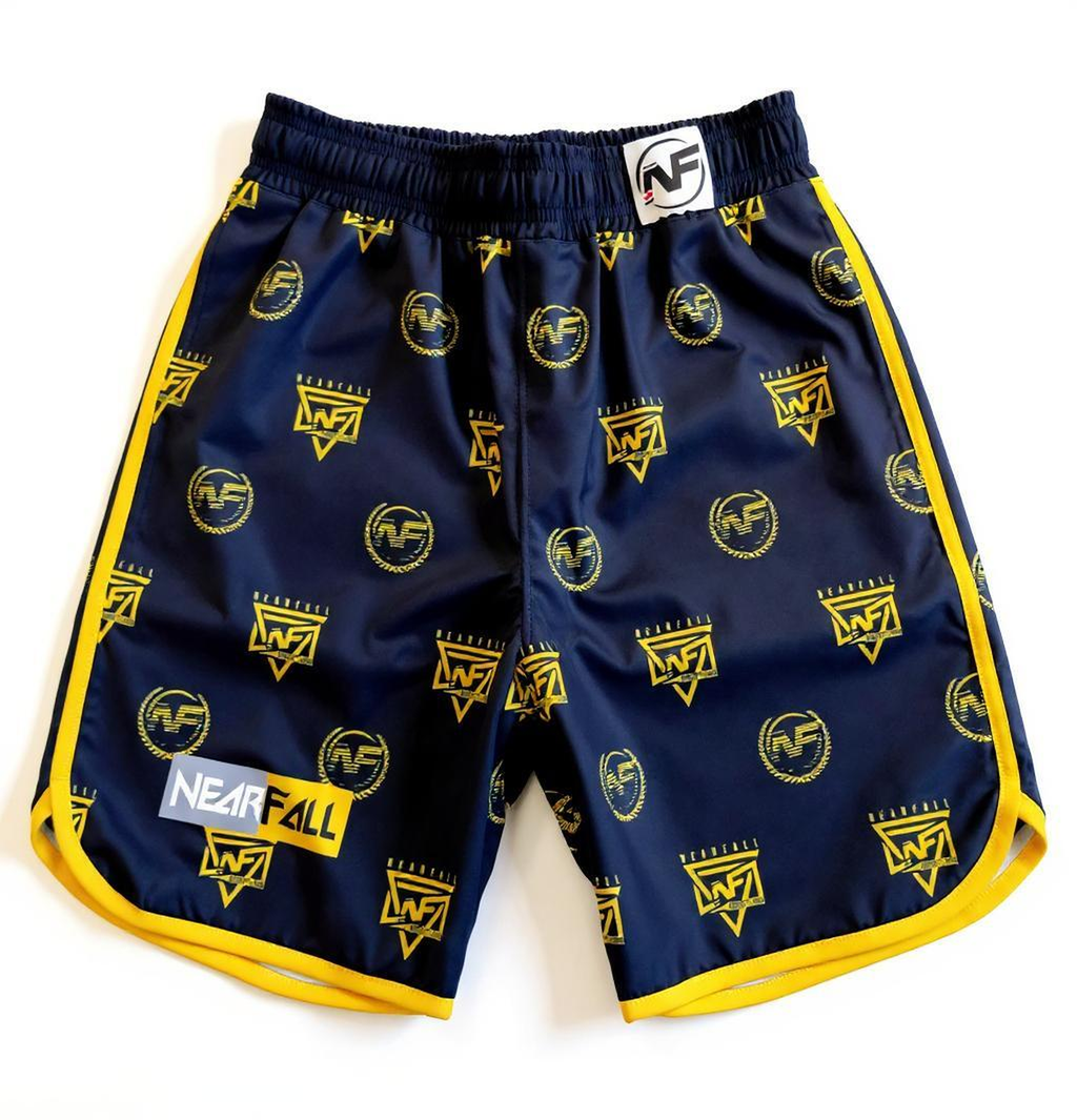 Gold Repeat Hybrid Shorts (A2L) – Nearfall Clothing