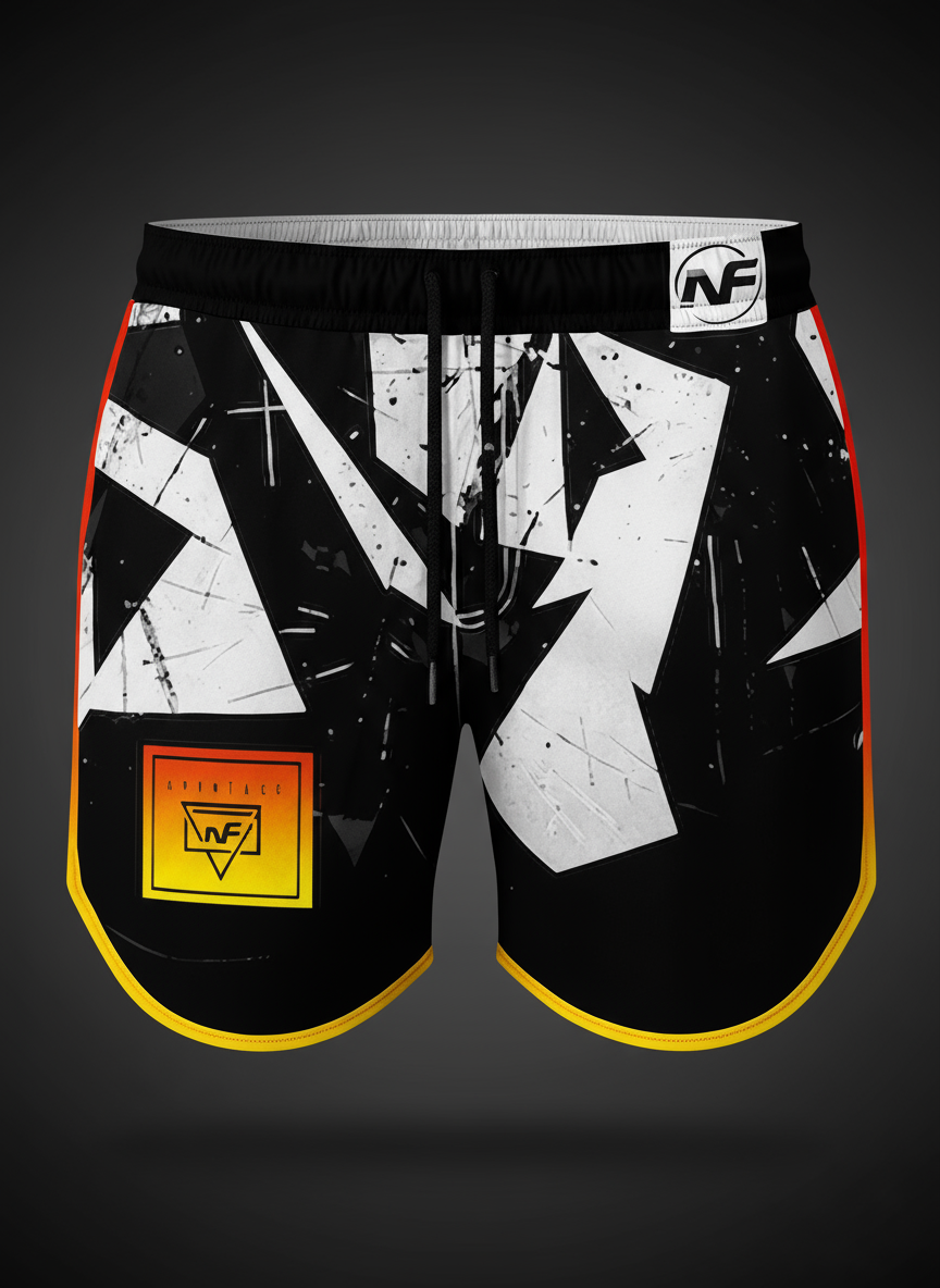 Sunrise Graphic Hybrid Shorts (A5L)