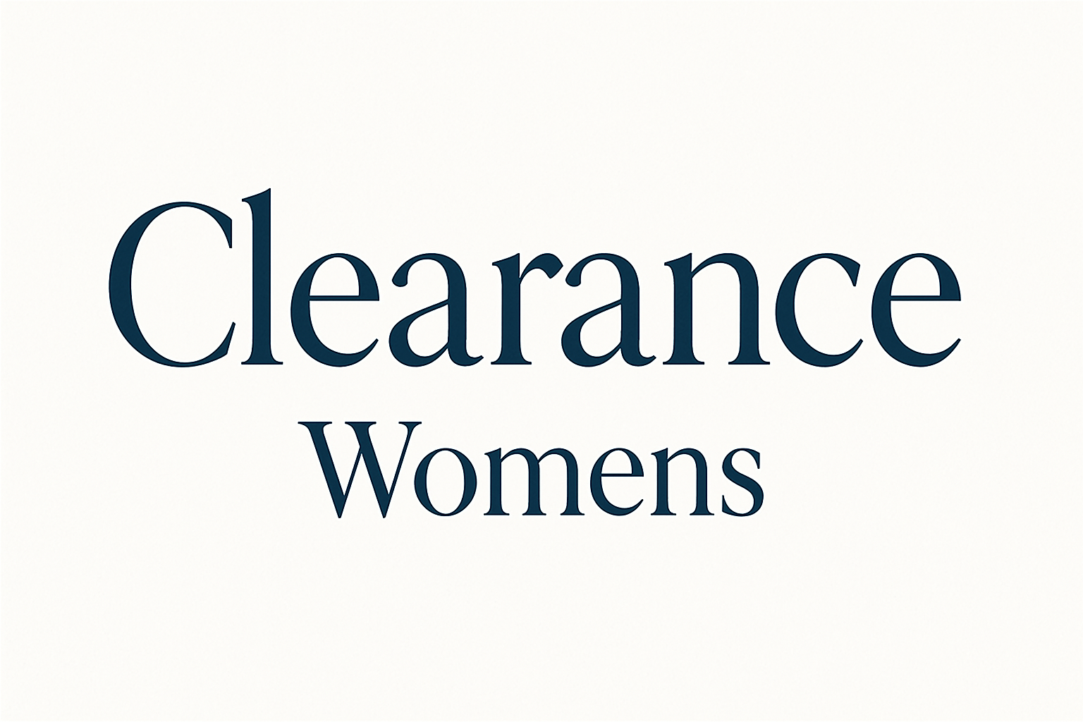 Clearance Womens