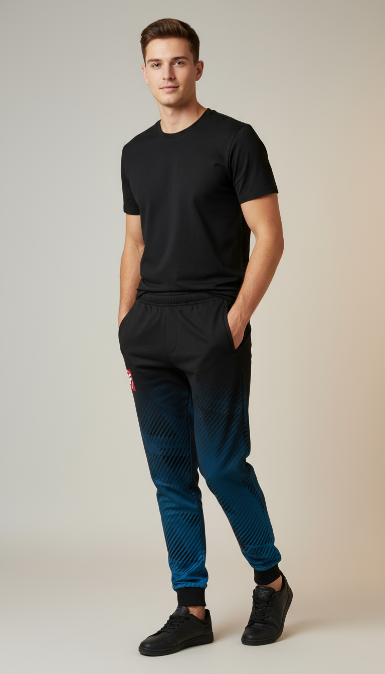 Striped Sublimated Joggers