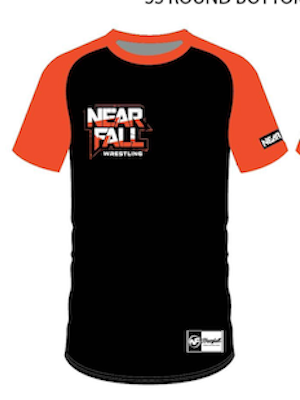 Black/Orange Bold Impact Tee
