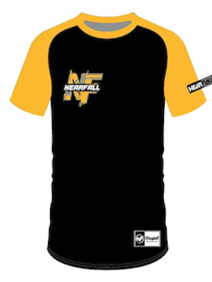 Black/Yellow Chest Mark Tee