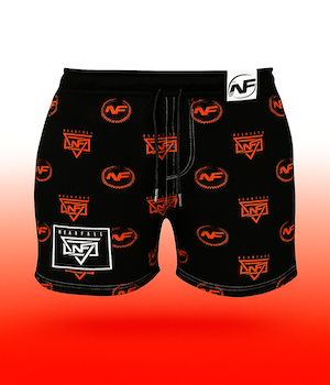 Red Repeat Hybrid Shorts