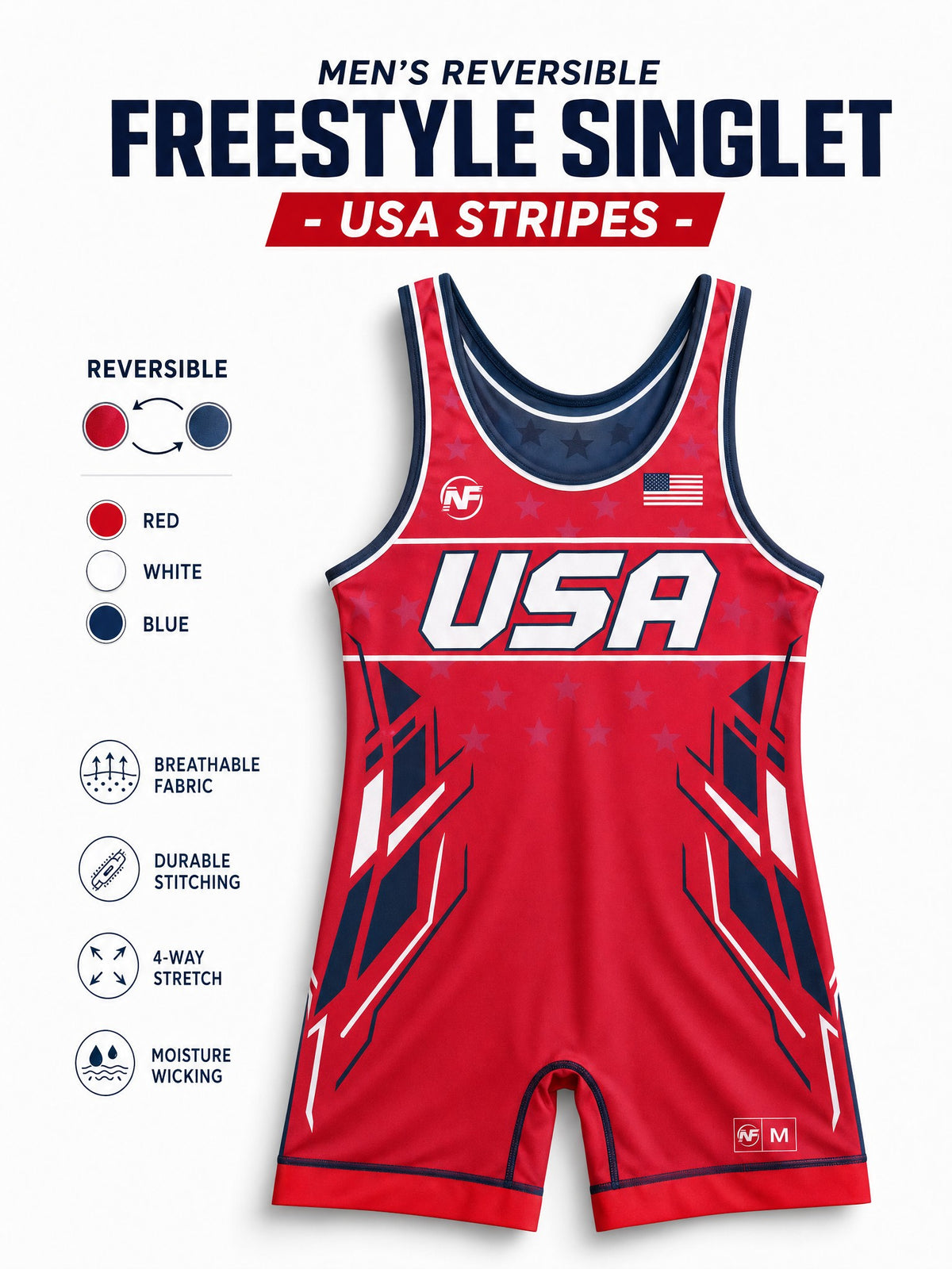 Men’s Reversible Freestyle Singlets